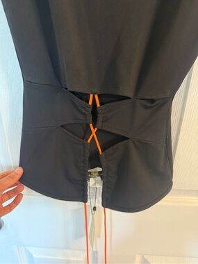 Never Fully Dressed Black Cut-out Mini Dress